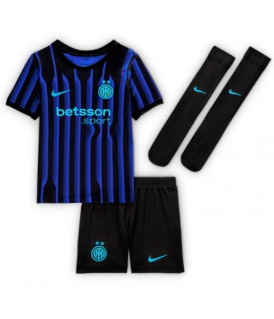 Billiga Inter Milan Marcus Thuram #9 Hemmatröja Barn 2025-26 Kortärmad (+ Korta byxor)